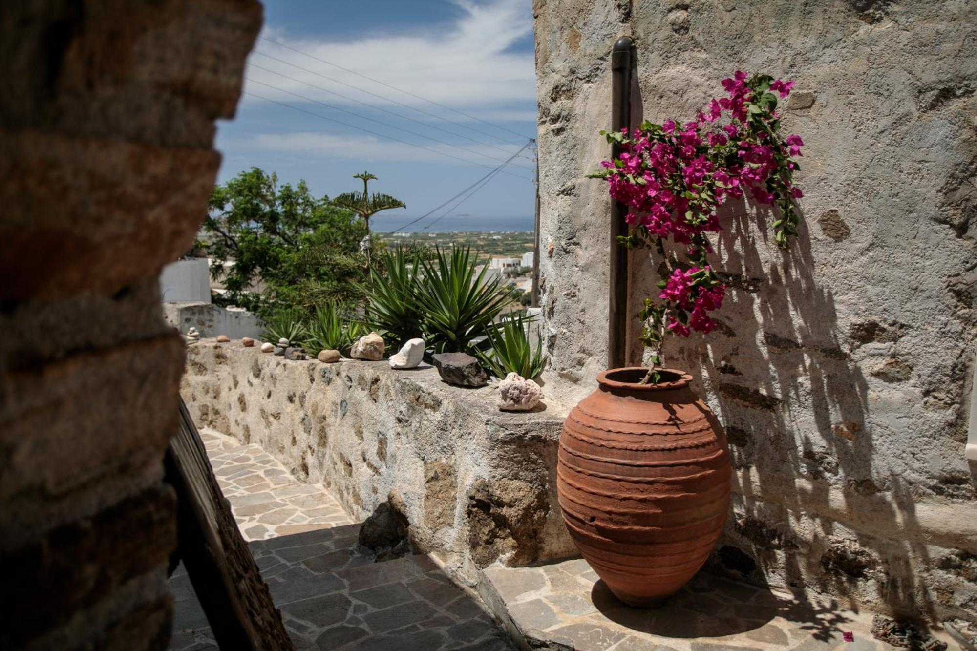 Themed House "Castle Halaros" View 17Th Century Glinado Naxos Exterior foto
